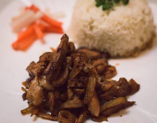412 - Spicy Lemon Grass Chicken（香茅辣椒炒鸡饭）